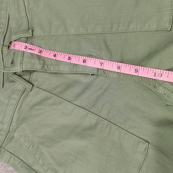 Loft Olive Green Frayed Hem Jeans - Picture 10 of 13
